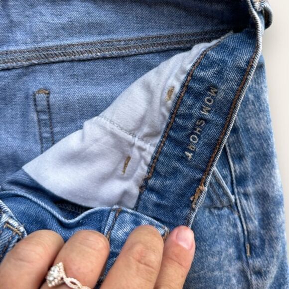 American Eagle Mom Shorts Acid Wash sz 8 - Picture 2 of 8